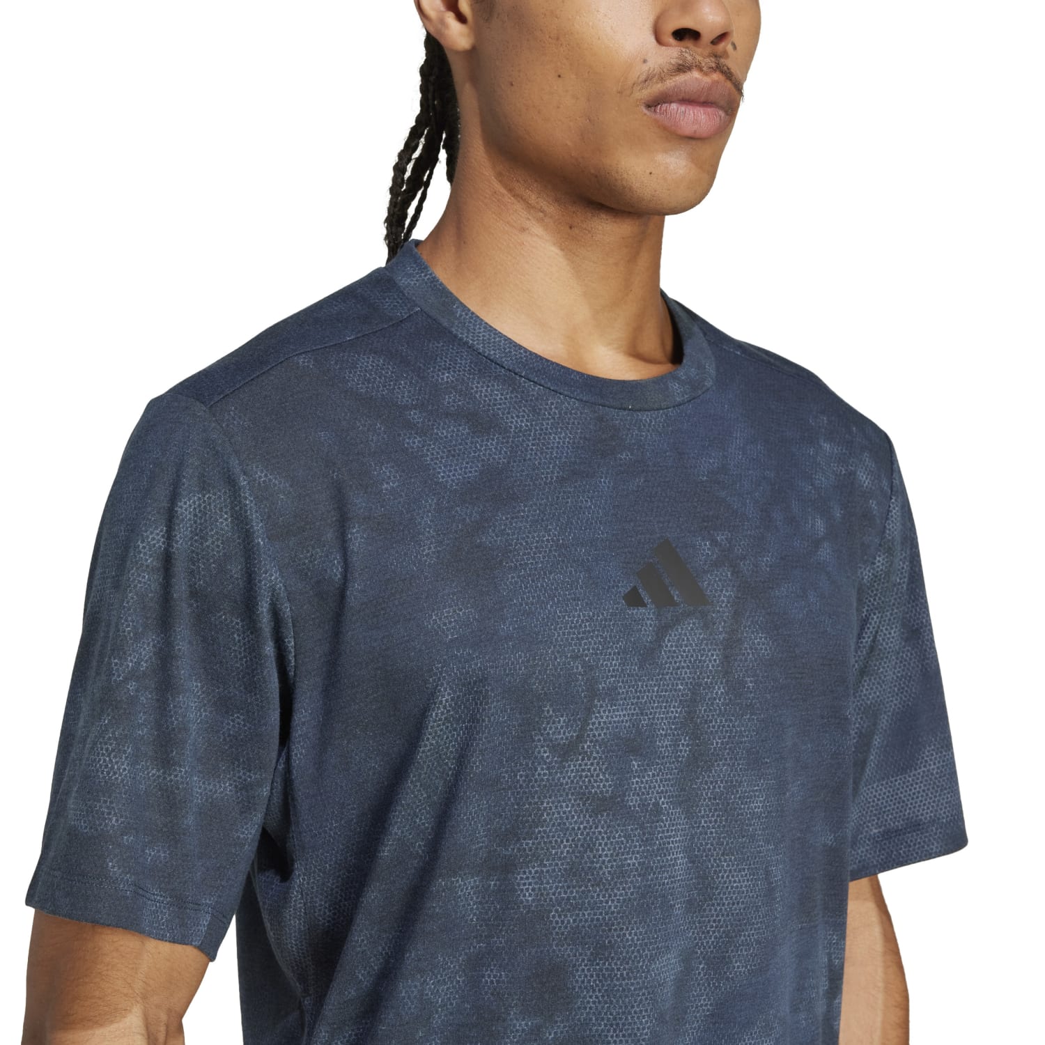 Adidas Power Graphic Tee Blue - T-SHIRTS - Canada