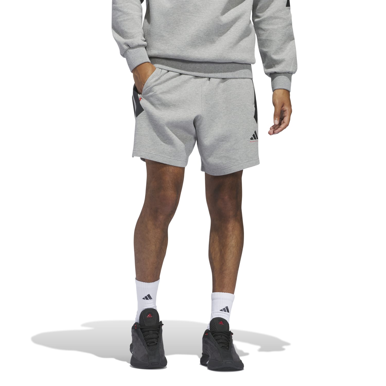 adidas unisex basketball spacer shorts grey jd7467 750