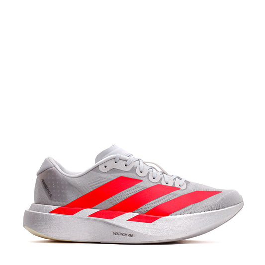 Adidas Women Adizero EVO SL Silver Metallic Lucid Red KI3383 - FOOTWEAR - Canada