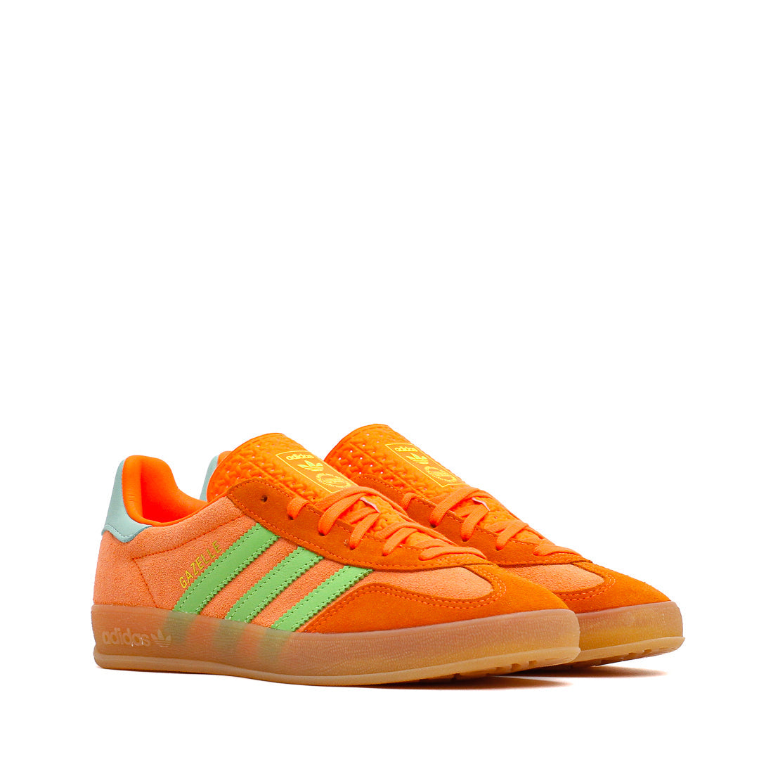 Adidas Women Gazelle Indoor Solar Orange Clear Mint JQ0193 - FOOTWEAR - Canada
