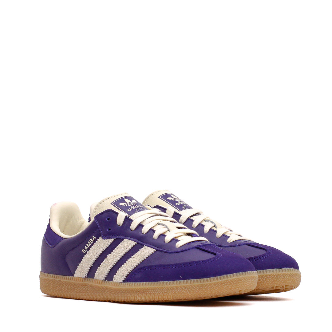 Adidas Women Samba OG Collegiate Purple Cream JI2736 - FOOTWEAR - Canada