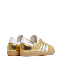 Adidas Women Samba OG Gold Metallic Cracked Leather KI5719 - FOOTWEAR - Canada