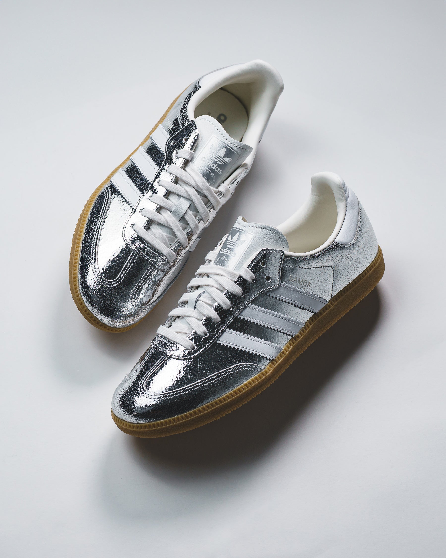 Adidas Women Samba OG Silver Metallic JR0035 - FOOTWEAR - Canada