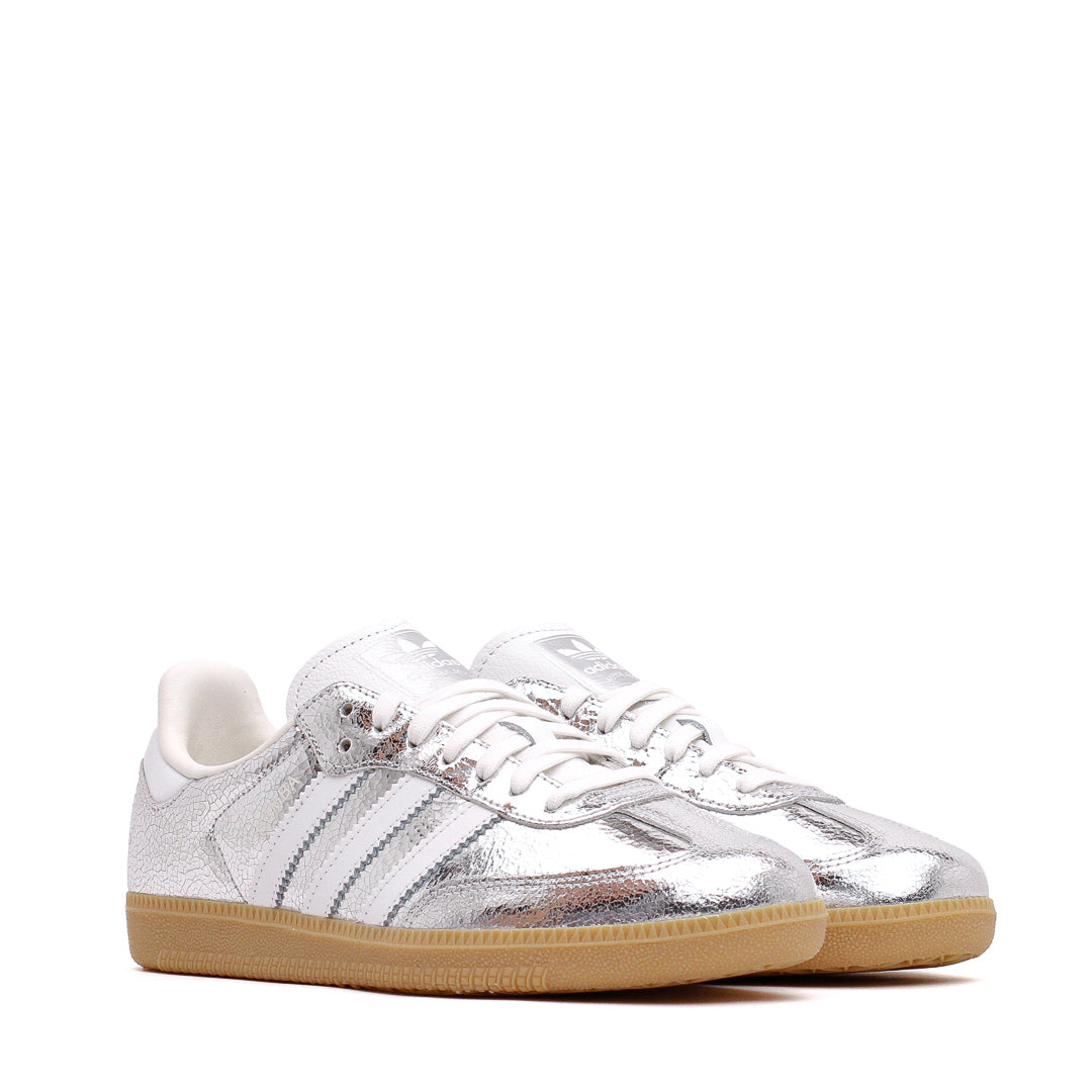 Adidas Women Samba OG Silver Metallic JR0035 - FOOTWEAR - Canada