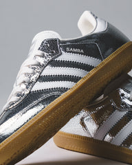 Adidas Women Samba OG Silver Metallic JR0035 - FOOTWEAR - Canada