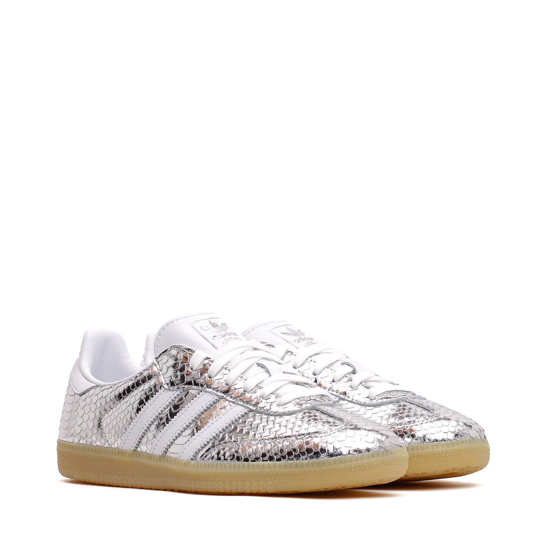 Adidas Women Samba OG Silver White Gum IH9016 - FOOTWEAR - Canada