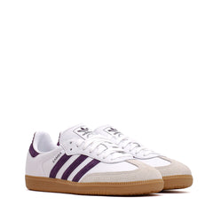 Adidas Women Samba OG White Alumina Aurora Plum JS1392 - FOOTWEAR - Canada