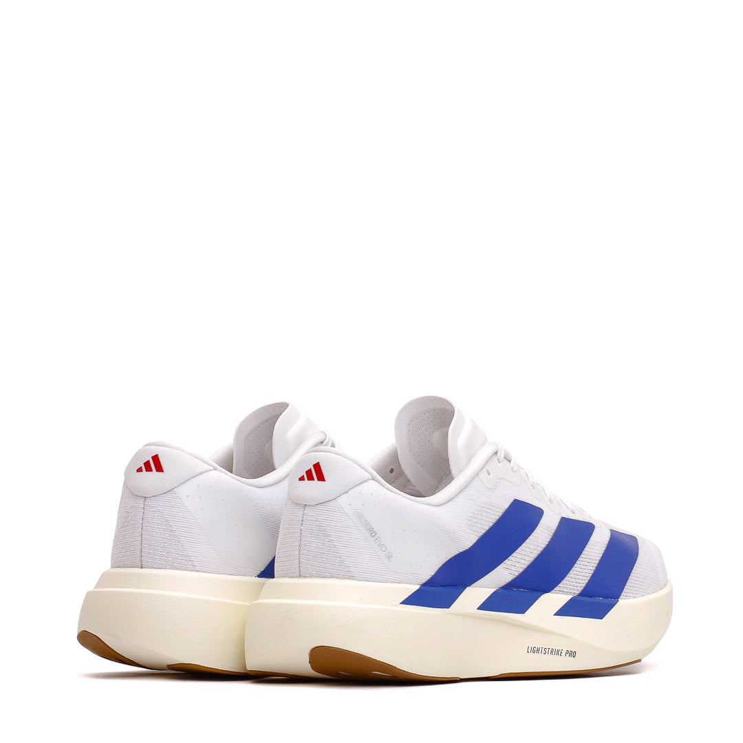Adidas Youth Adizero EVO SL Junior White Royal Blue (GS) KI8443 - FOOTWEAR - Canada