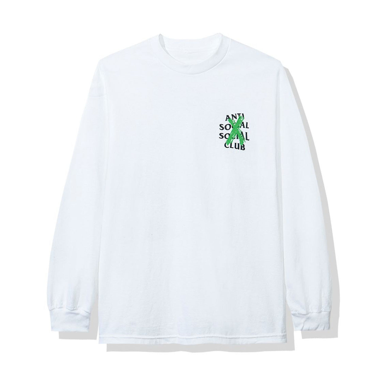 Anti Social Social Club Cancelled USA Made Long Sleeve Tee White - T-SHIRTS - Canada