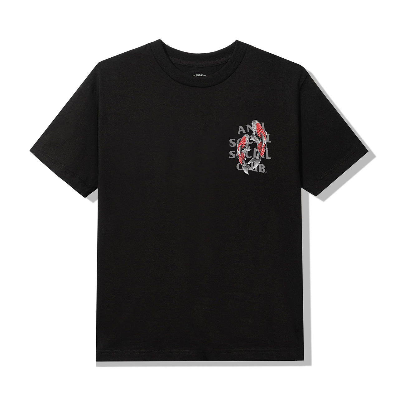 Anti Social Social Club Koi USA Made T-Shirt Black - T-SHIRTS - Canada