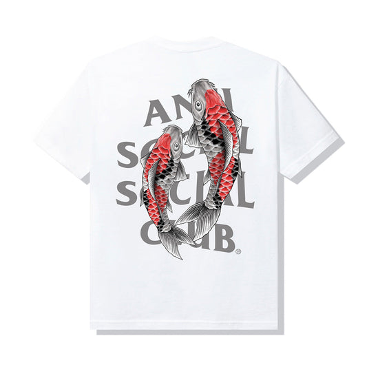 Anti Social Social Club Koi USA Made T-Shirt White - T-SHIRTS - Canada