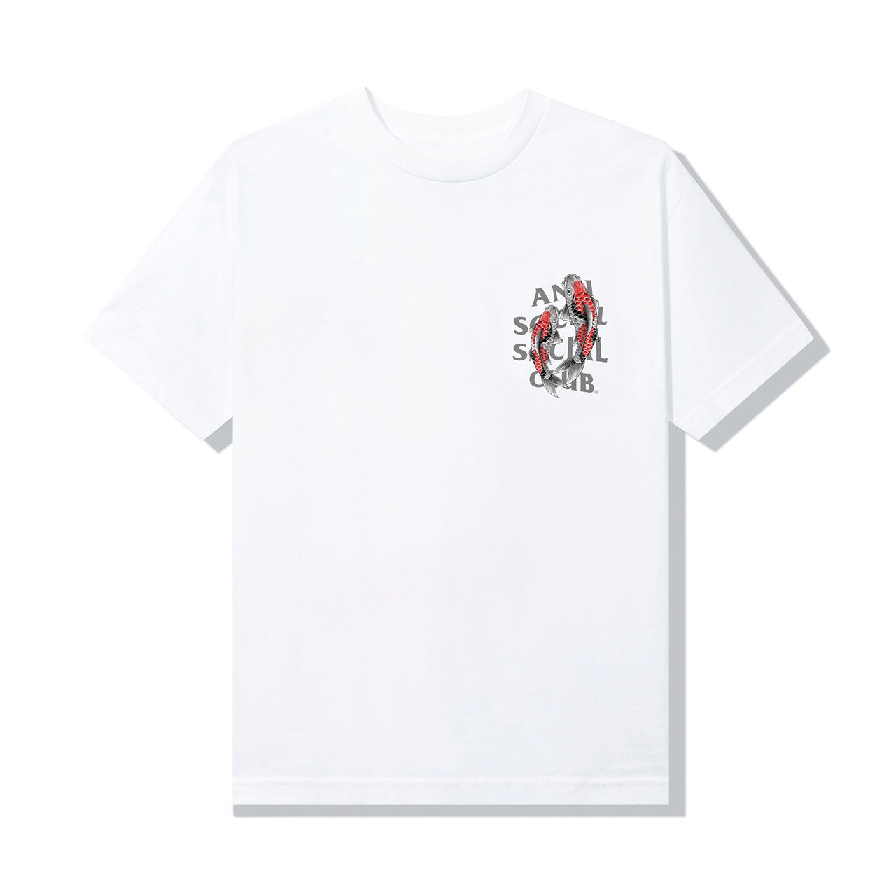 Anti Social Social Club Koi USA Made T-Shirt White - T-SHIRTS - Canada