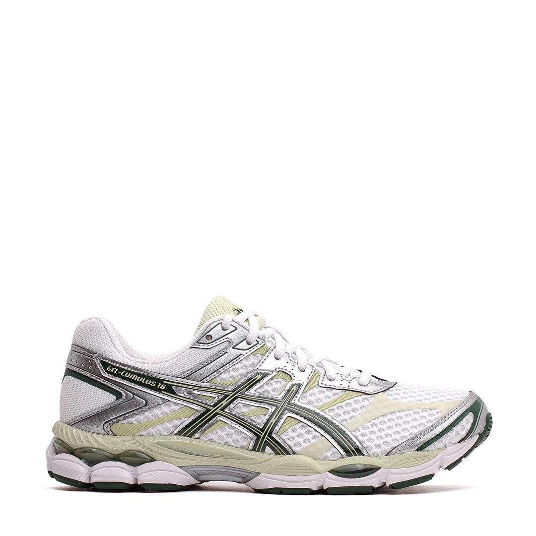 Asics Men Gel-Cumulus 16 White Forest Night 1203A733-105 - FOOTWEAR - Canada