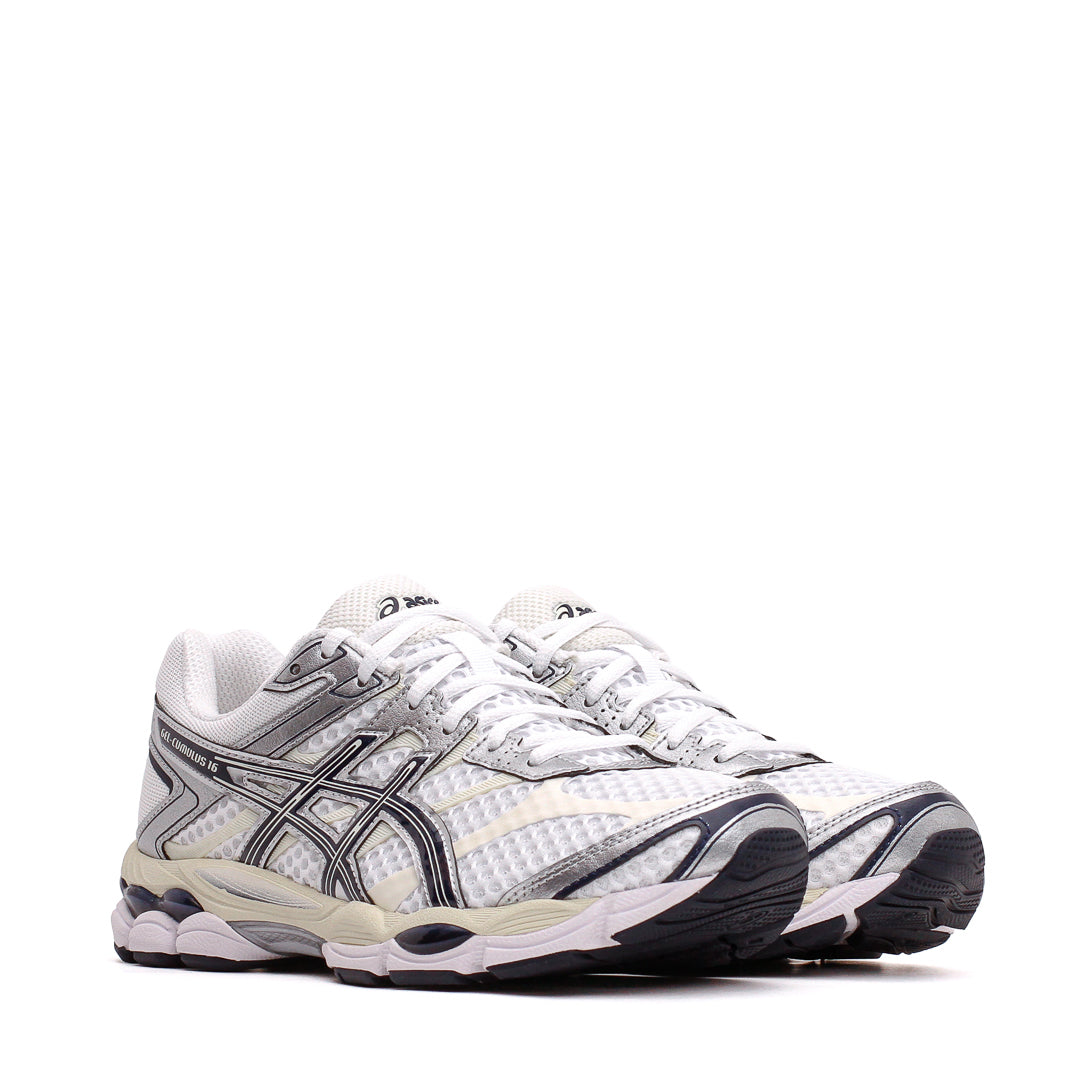Asics Men Gel-Cumulus 16 White Midnight 1203A733-103 - FOOTWEAR - Canada