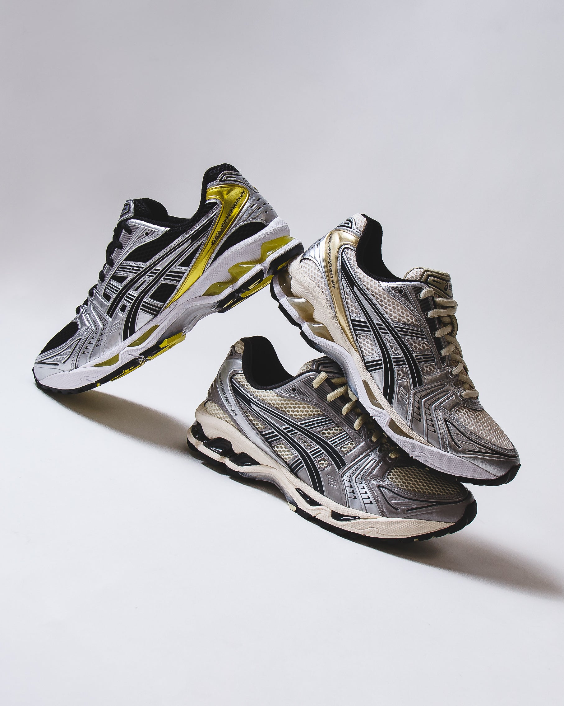 Asics Men Gel-Kayano 14 Birch Pure Silver 1203A537-200 - FOOTWEAR - Canada