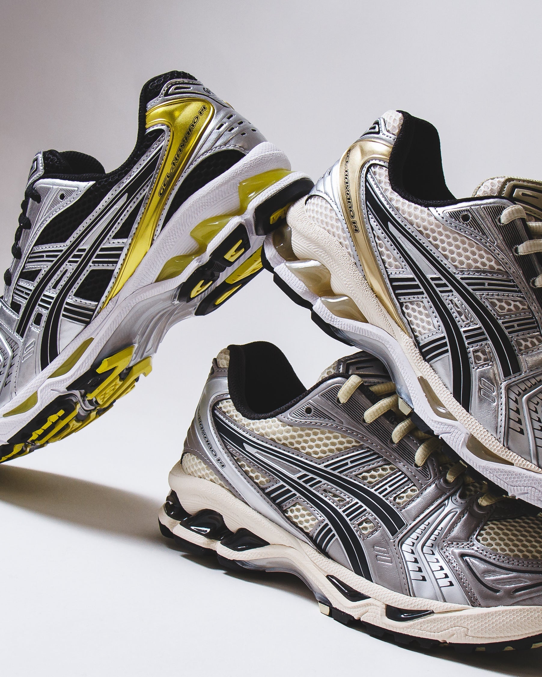 Asics Men Gel-Kayano 14 Birch Pure Silver 1203A537-200 - FOOTWEAR - Canada
