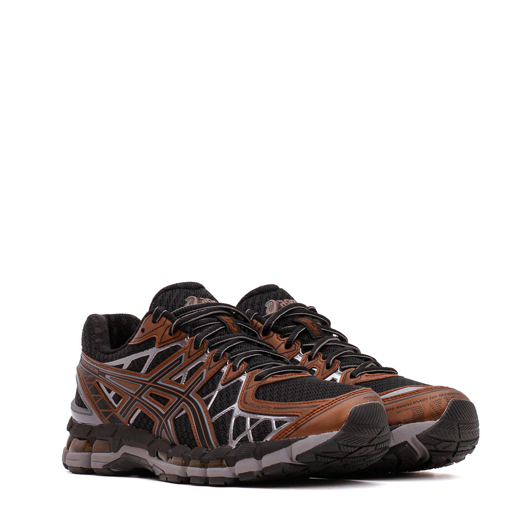 Asics Men Gel-Kayano 20 Black Reddish Brown 1203A388-002 - FOOTWEAR - Canada