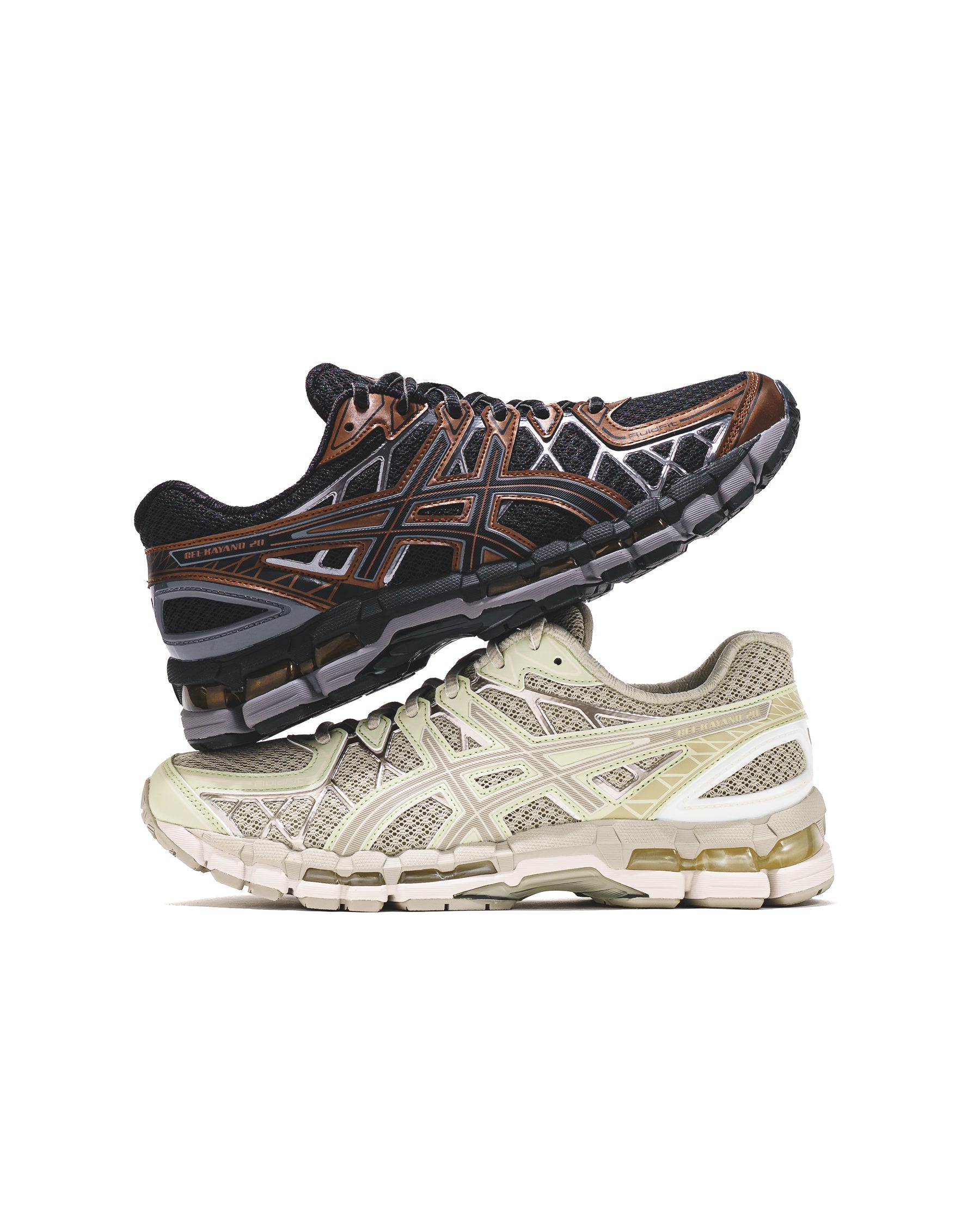 Asics Men Gel-Kayano 20 Black Reddish Brown 1203A388-002 - FOOTWEAR - Canada