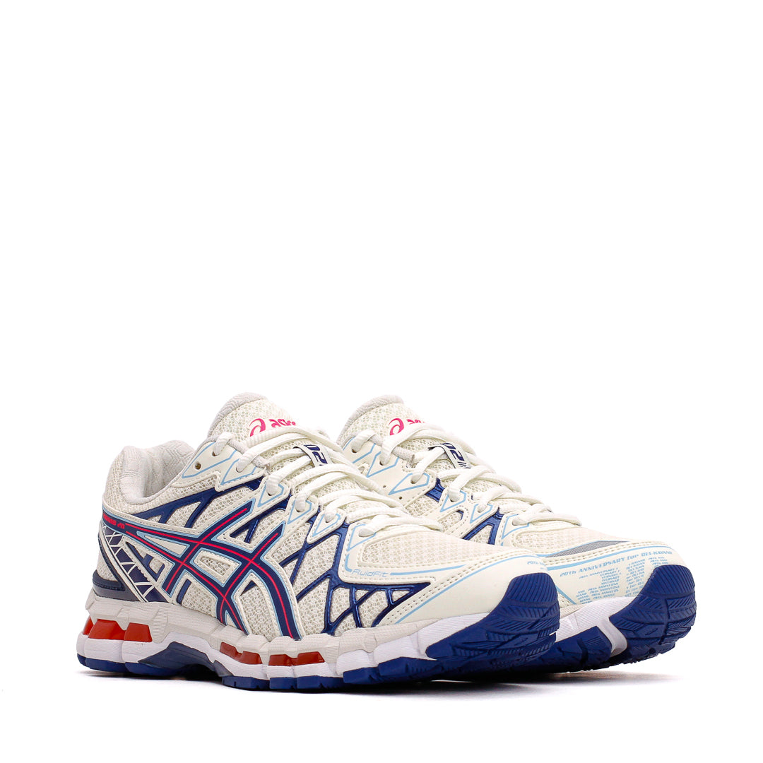 Asics Men Gel-Kayano 20 Creme Deep Marine 1203A388-101 - FOOTWEAR - Canada