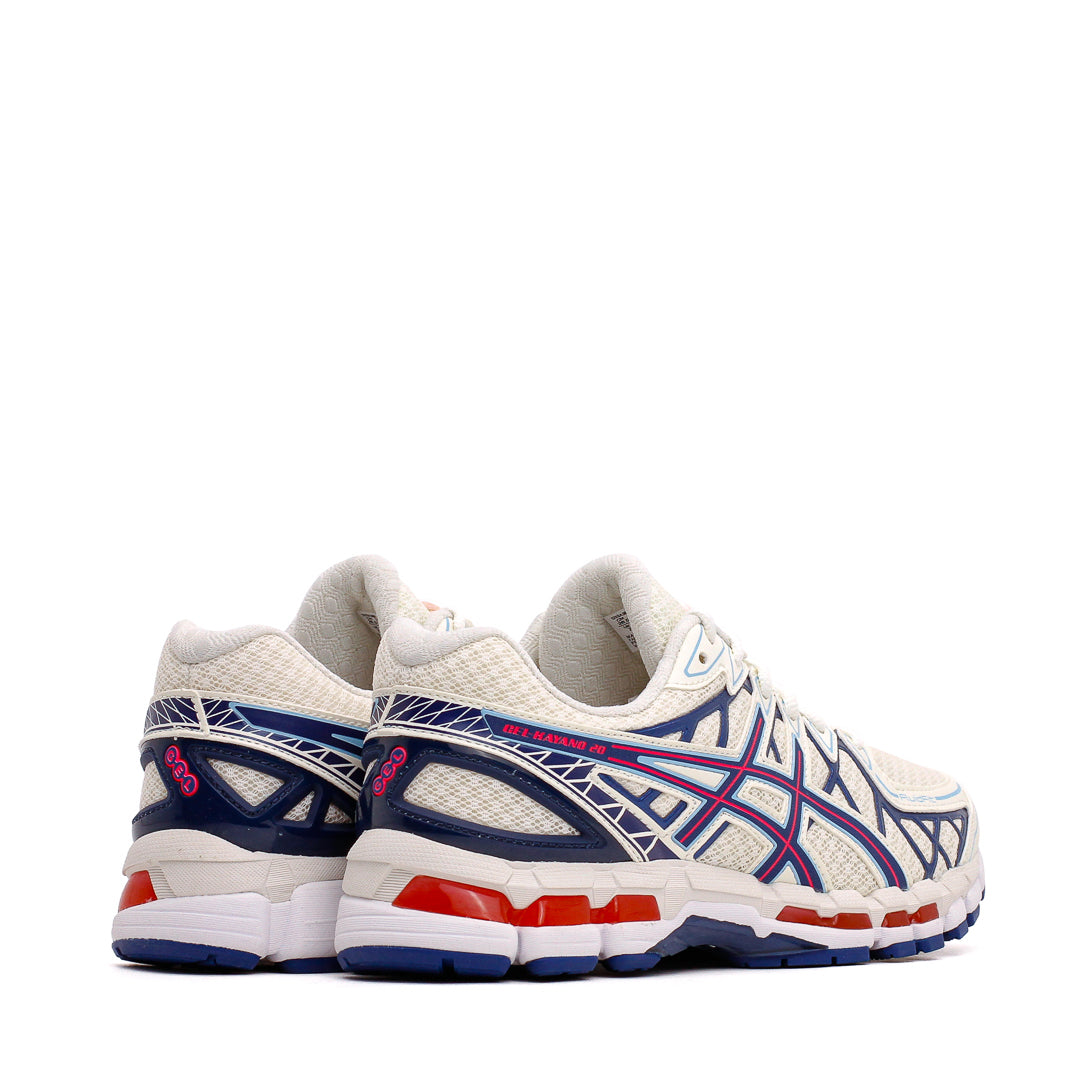 Asics Men Gel-Kayano 20 Creme Deep Marine 1203A388-101 - FOOTWEAR - Canada