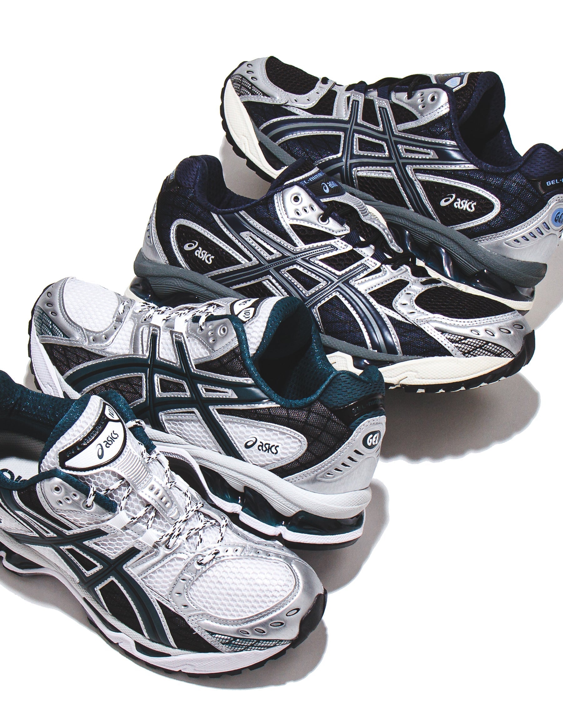 Asics Men Gel-Nimbus 10.1 White Saxon Green 1203A543-103 - FOOTWEAR - Canada