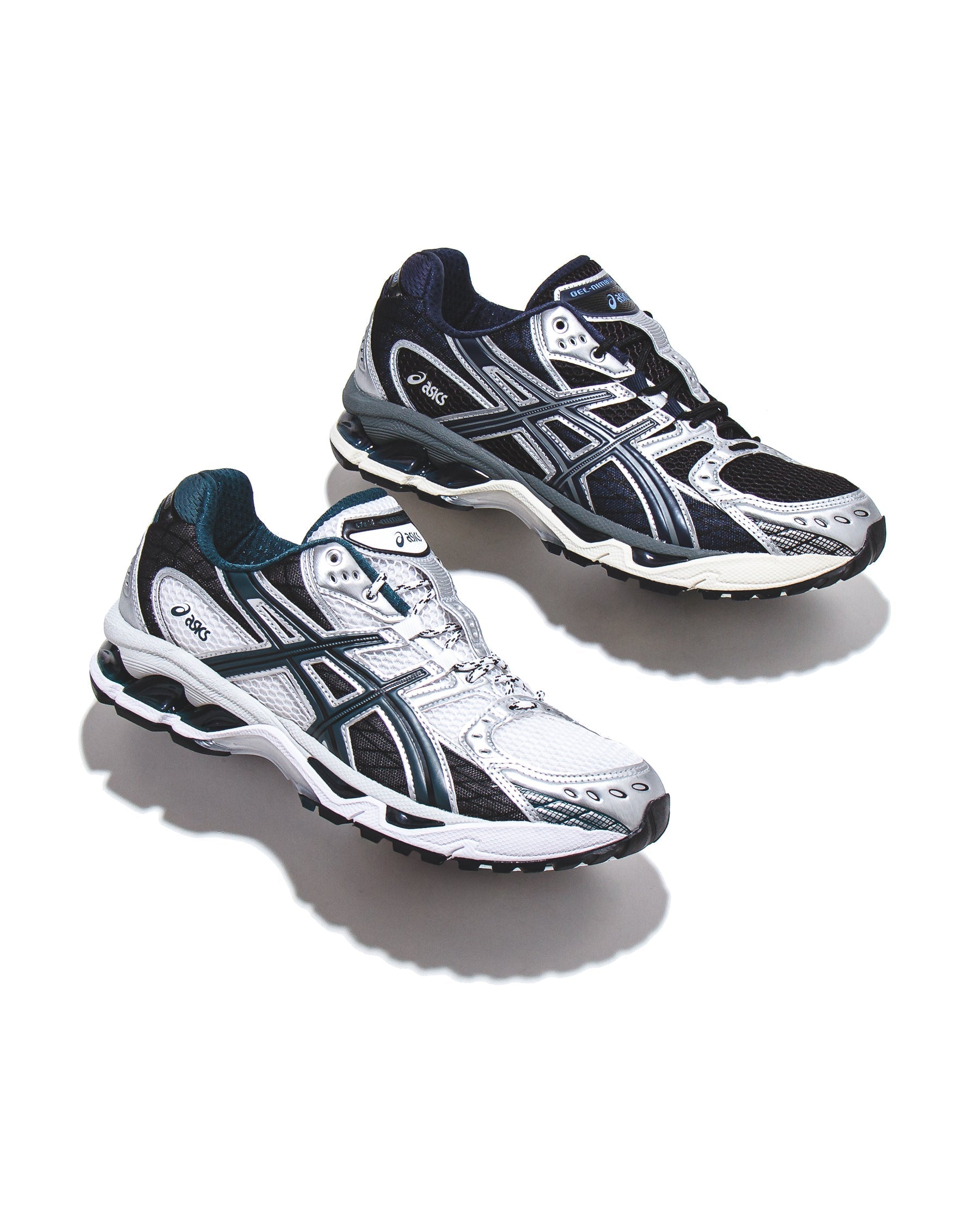 Asics Men Gel-Nimbus 10.1 White Saxon Green 1203A543-103 - FOOTWEAR - Canada