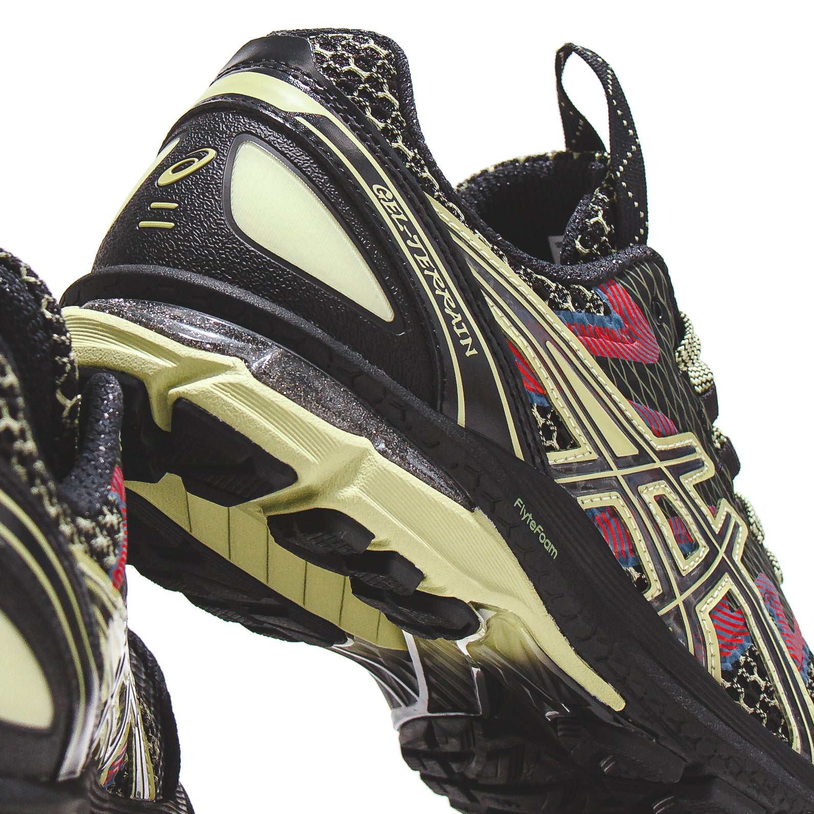 Asics Men US4 - S Gel - Terrain Black Neon Lime 1203A394 - 001 - FOOTWEAR Canada