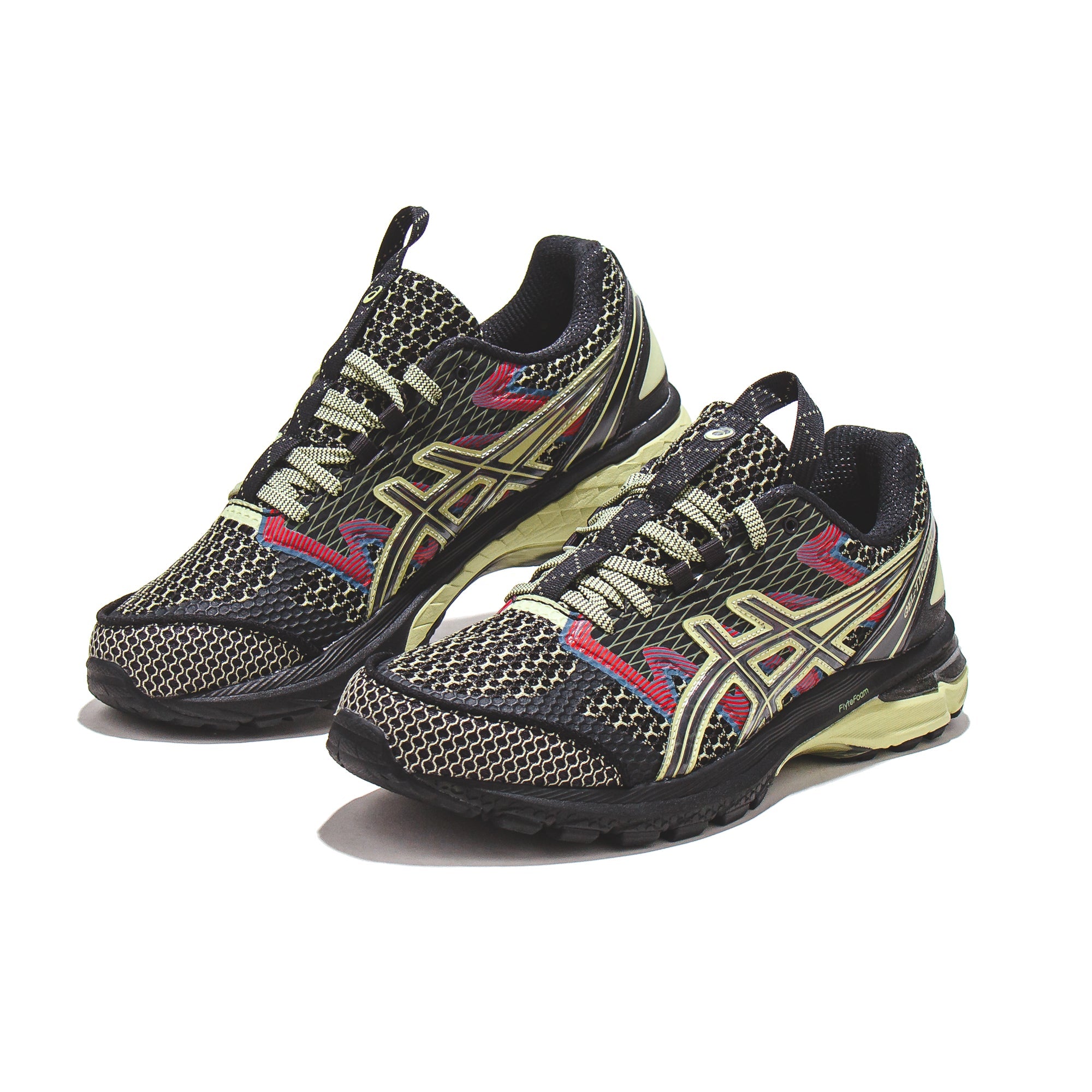 Asics Men US4 - S Gel - Terrain Black Neon Lime 1203A394 - 001 - FOOTWEAR Canada