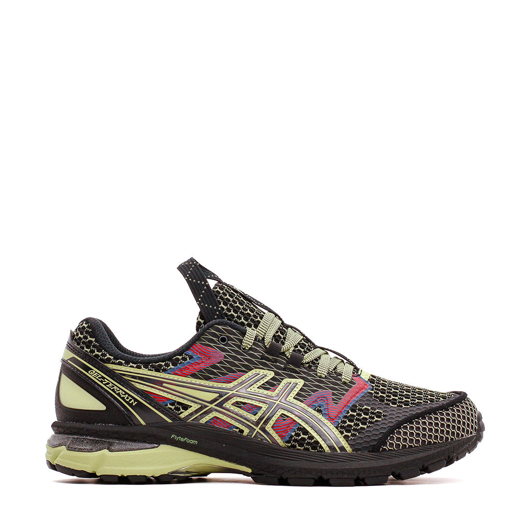 Asics Men US4 - S Gel - Terrain Black Neon Lime 1203A394 - 001 - FOOTWEAR Canada