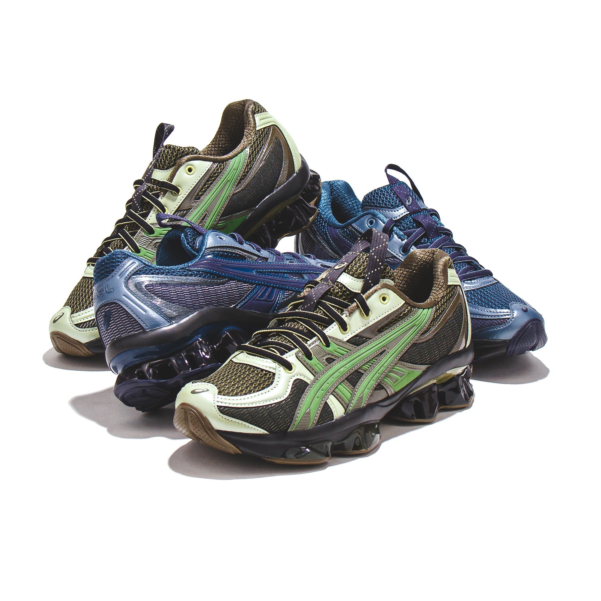 Asics Men US5-S Gel-Quantum Kinetic Moss Bamboo 1203A403-300 - FOOTWEAR - Canada