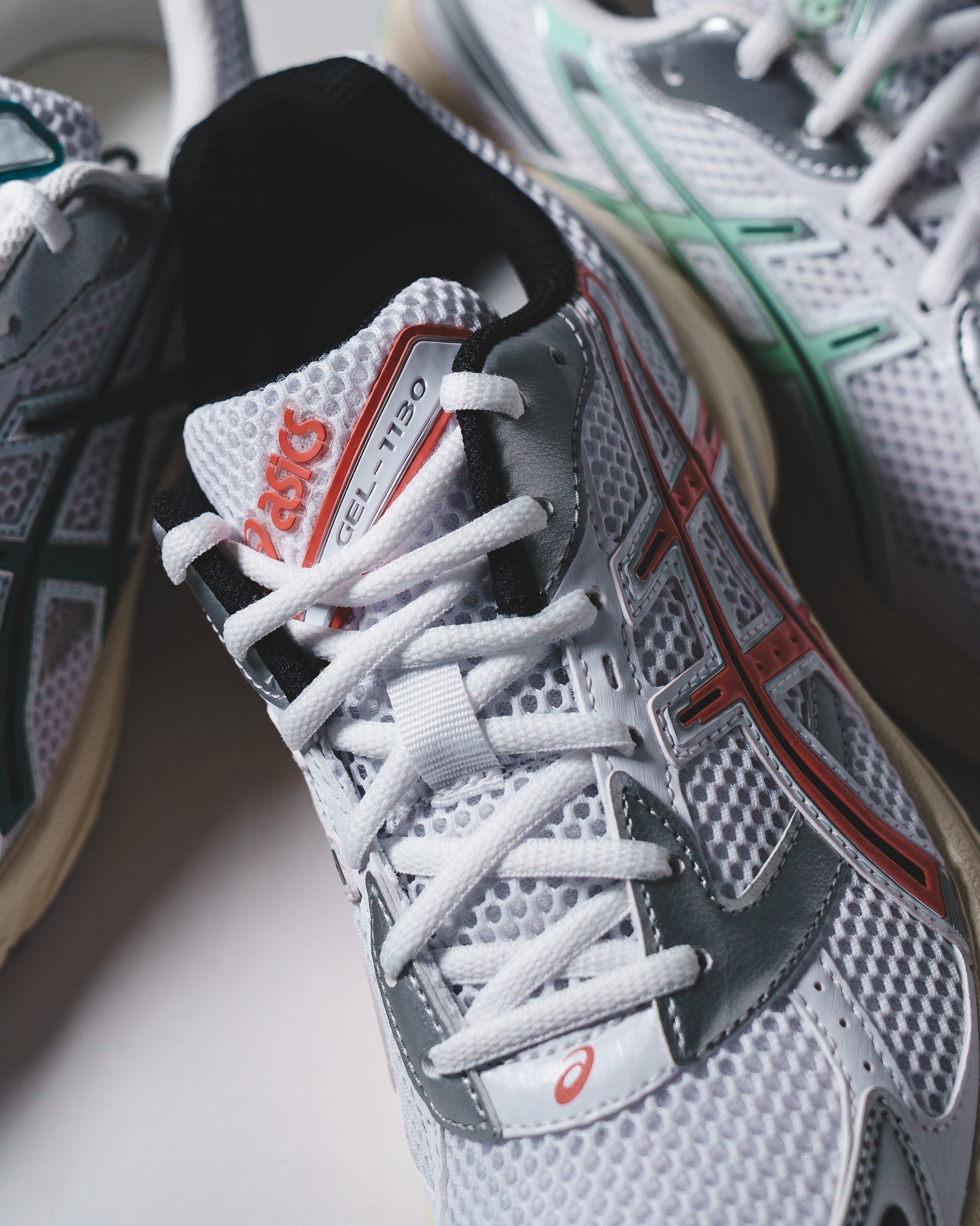 Asics Unisex Gel-1130 White Desert Red 1203A609-102 - FOOTWEAR - Canada