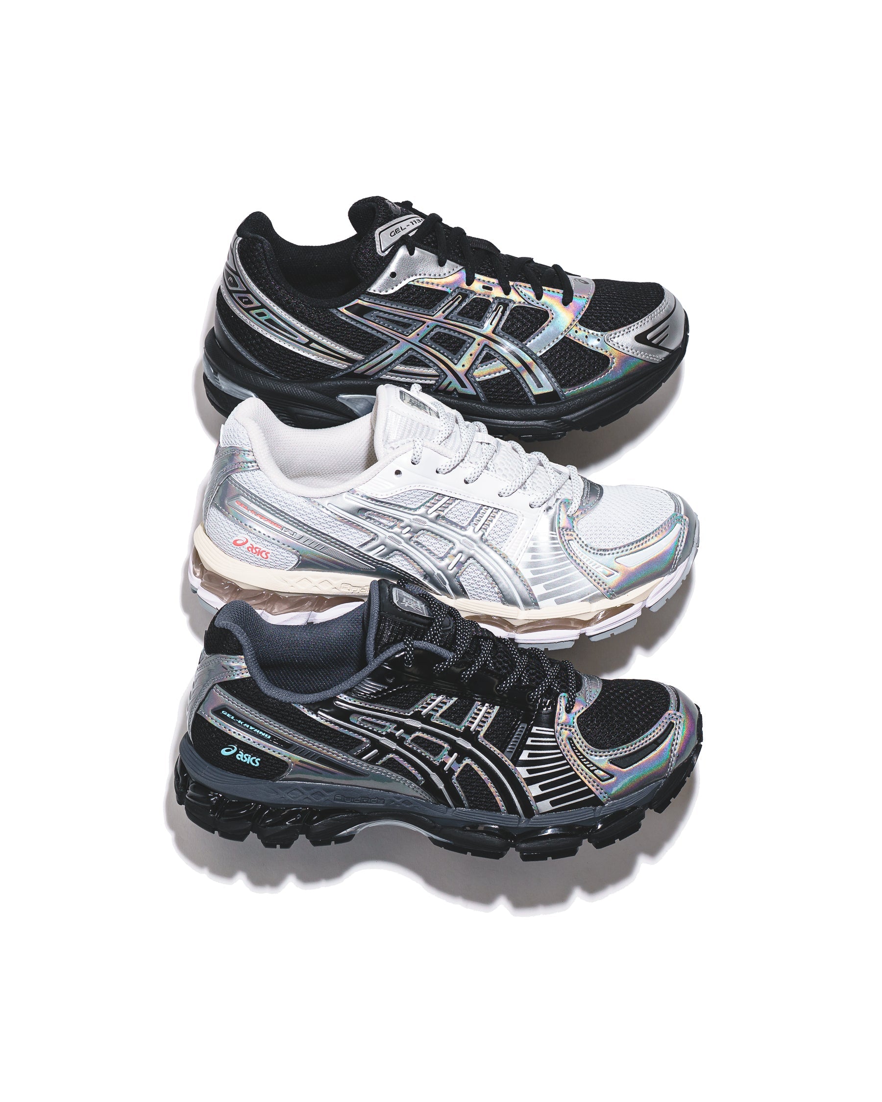 Asics Unisex Gel-Kayano 12.1 Black Pure Silver 1203A996-001 - FOOTWEAR - Canada