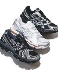 Asics Unisex Gel-Kayano 12.1 Black Pure Silver 1203A996-001 - FOOTWEAR - Canada