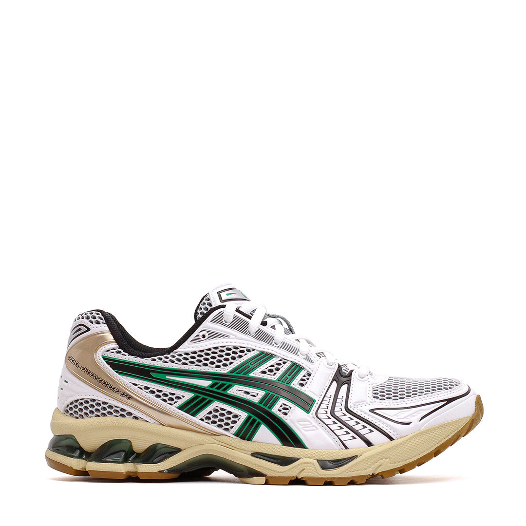 Asics Unisex Gel-Kayano 14 White Hinoki Beige 1203A740-103 - FOOTWEAR - Canada