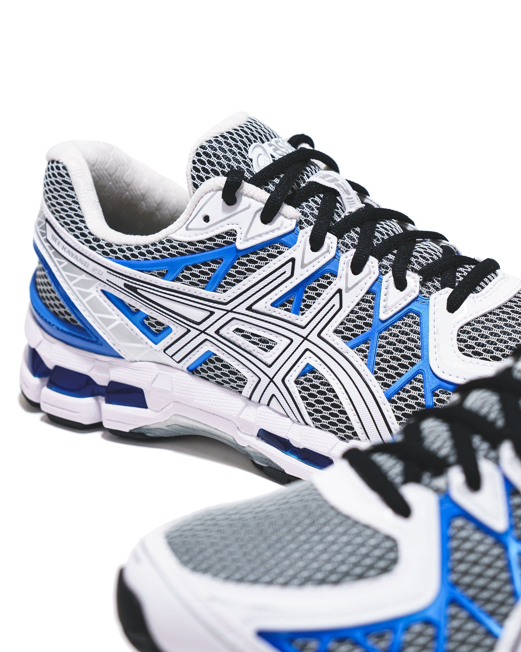 Asics Unisex Gel-Kayano 20 White Illusion Blue 1203A884-100 - FOOTWEAR - Canada