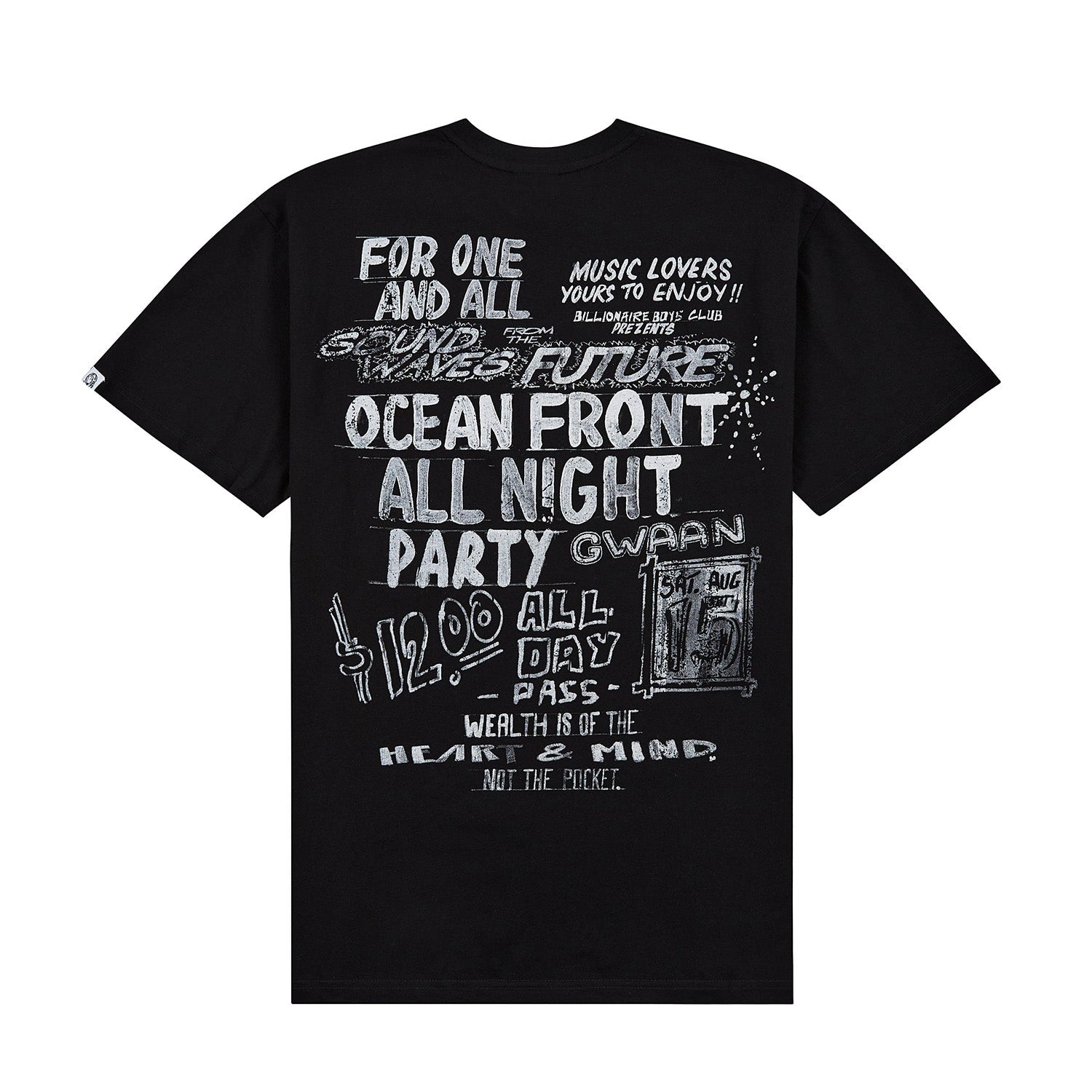 Billionaire Boys Club BB Partay SS Tee (Oversized Fit) Black - T-SHIRTS - Canada