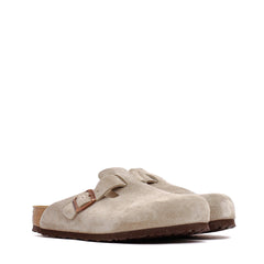 Birkenstock Men Boston Soft Footbed Taupe 560771 - FOOTWEAR - Canada