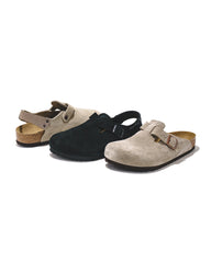 Birkenstock Men Boston Soft Footbed Taupe 560771 - FOOTWEAR - Canada