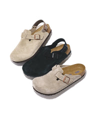 Birkenstock Men Boston Soft Footbed Taupe 560771 - FOOTWEAR - Canada