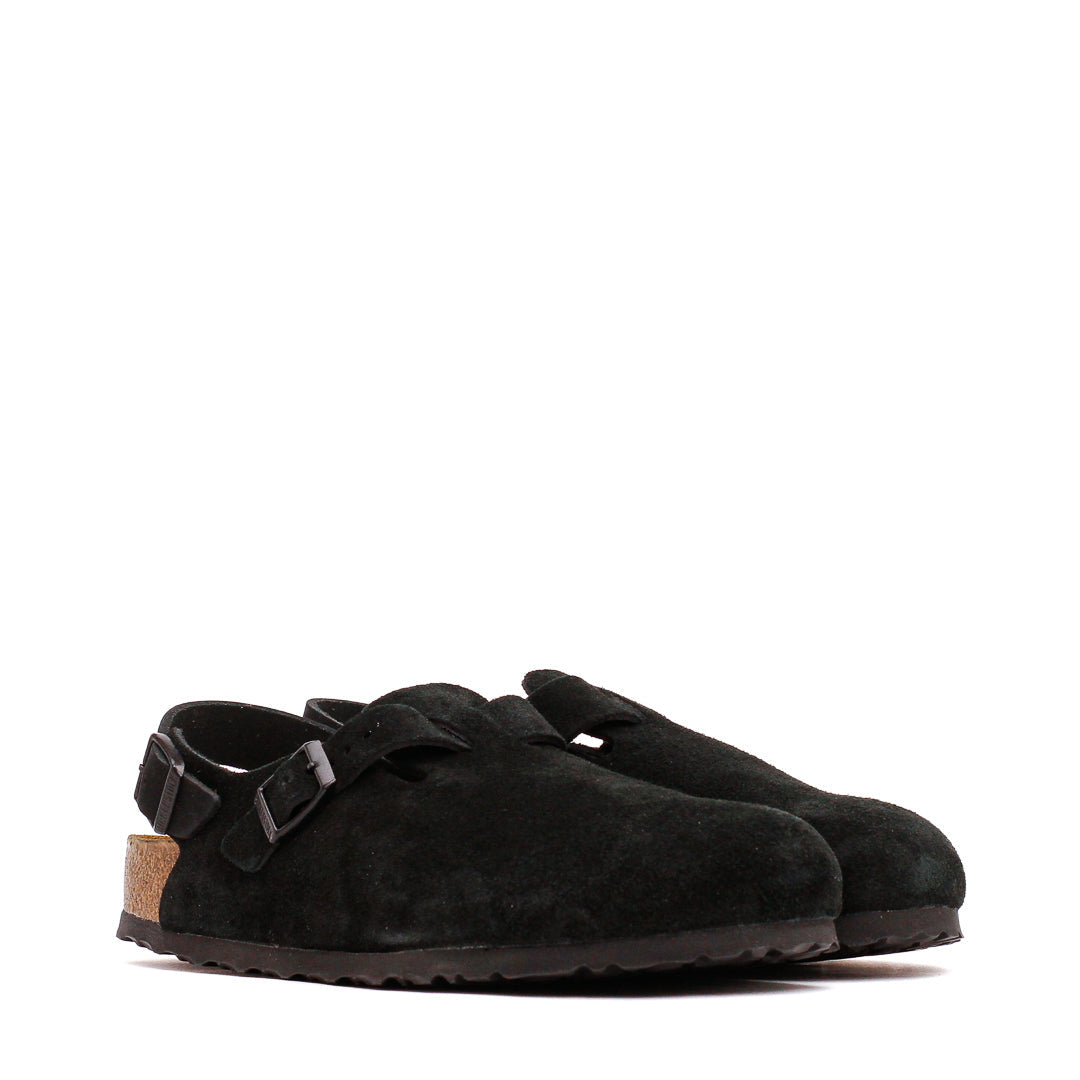 Birkenstock Men Tokio Suede Black 1028337 - FOOTWEAR - Canada