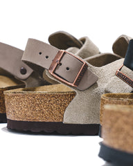 Birkenstock Men Tokio Suede Taupe 1028287 - FOOTWEAR - Canada