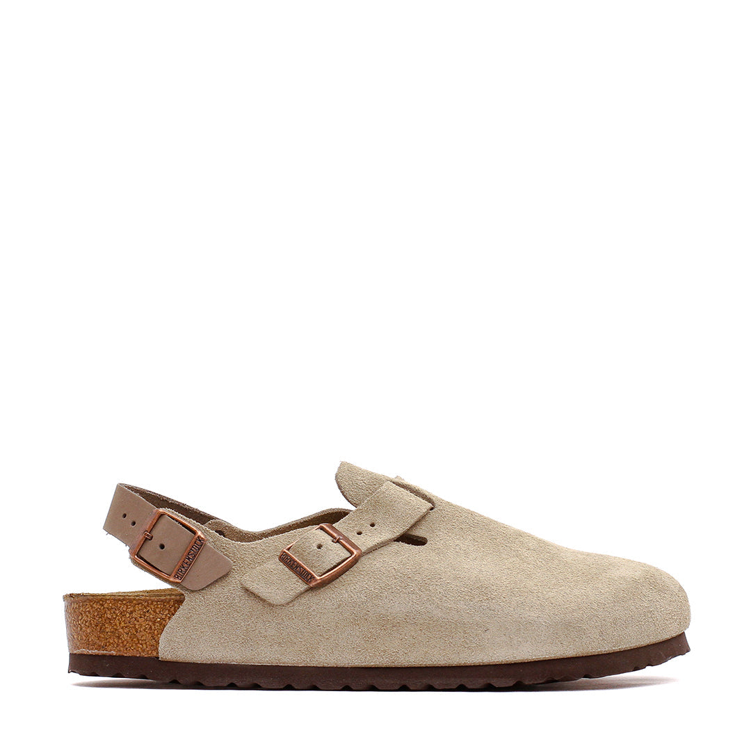 Birkenstock Men Tokio Suede Taupe 1028287 - FOOTWEAR - Canada