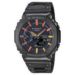 Casio G-Shock 2100 Full Metal Black Orange Yellow GMB2100BPC-1A - ACCESSORIES - Canada