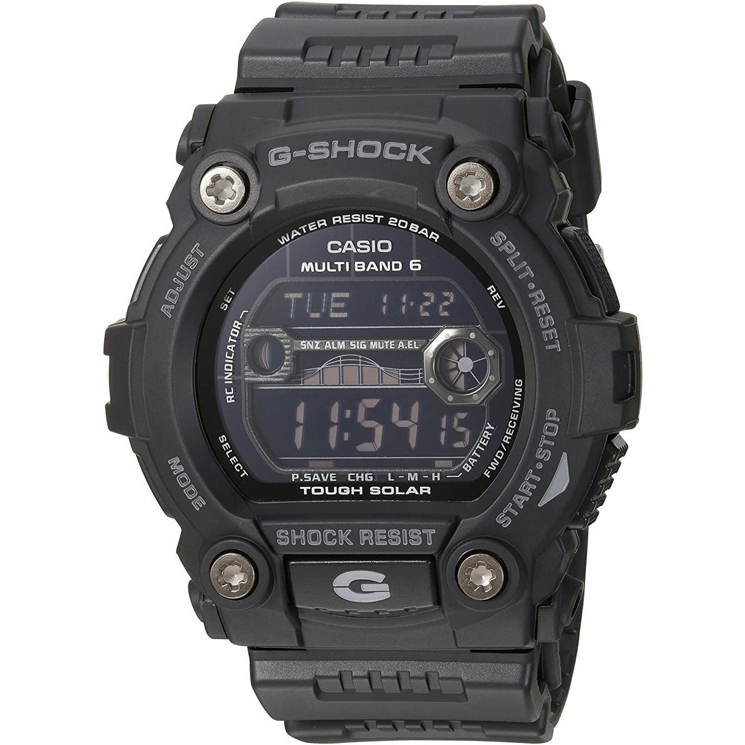 Casio G-Shock G-Rescue Tide Resin Black GW7900B-1 - ACCESSORIES - Canada