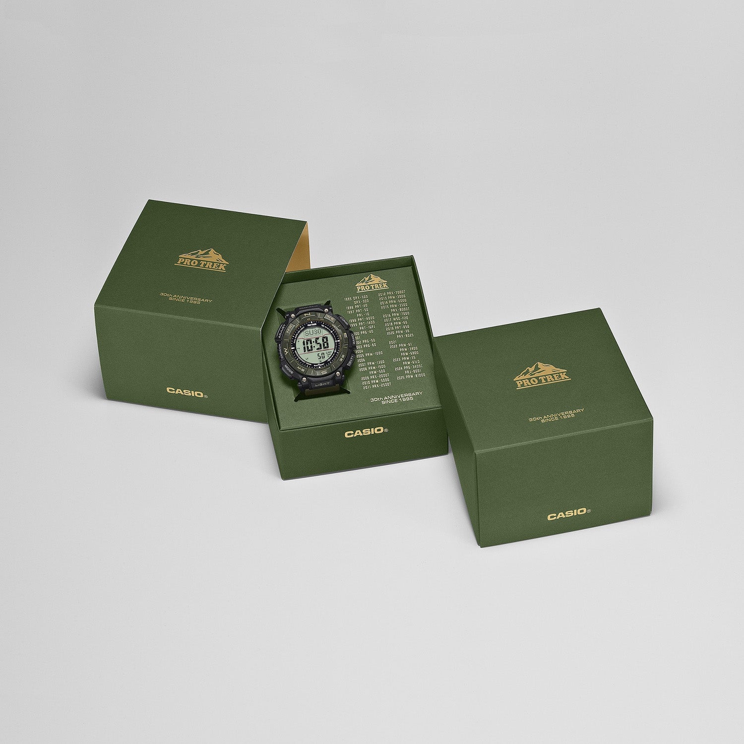 Casio PRO TREK 30th Anniversary Green PRG340ANS-3 - WATCHES - Canada