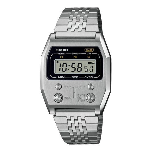 Casio Vintage Collection Silver White Digital Retro Watch A168WEM-7VT New With Original Box - ACCESSORIES - Canada