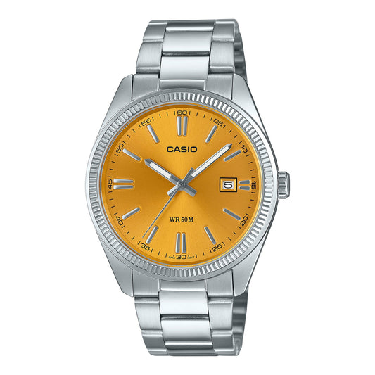 Casio Vintage Yellow Silver MTP1302D - 9A - ACCESSORIES Canada