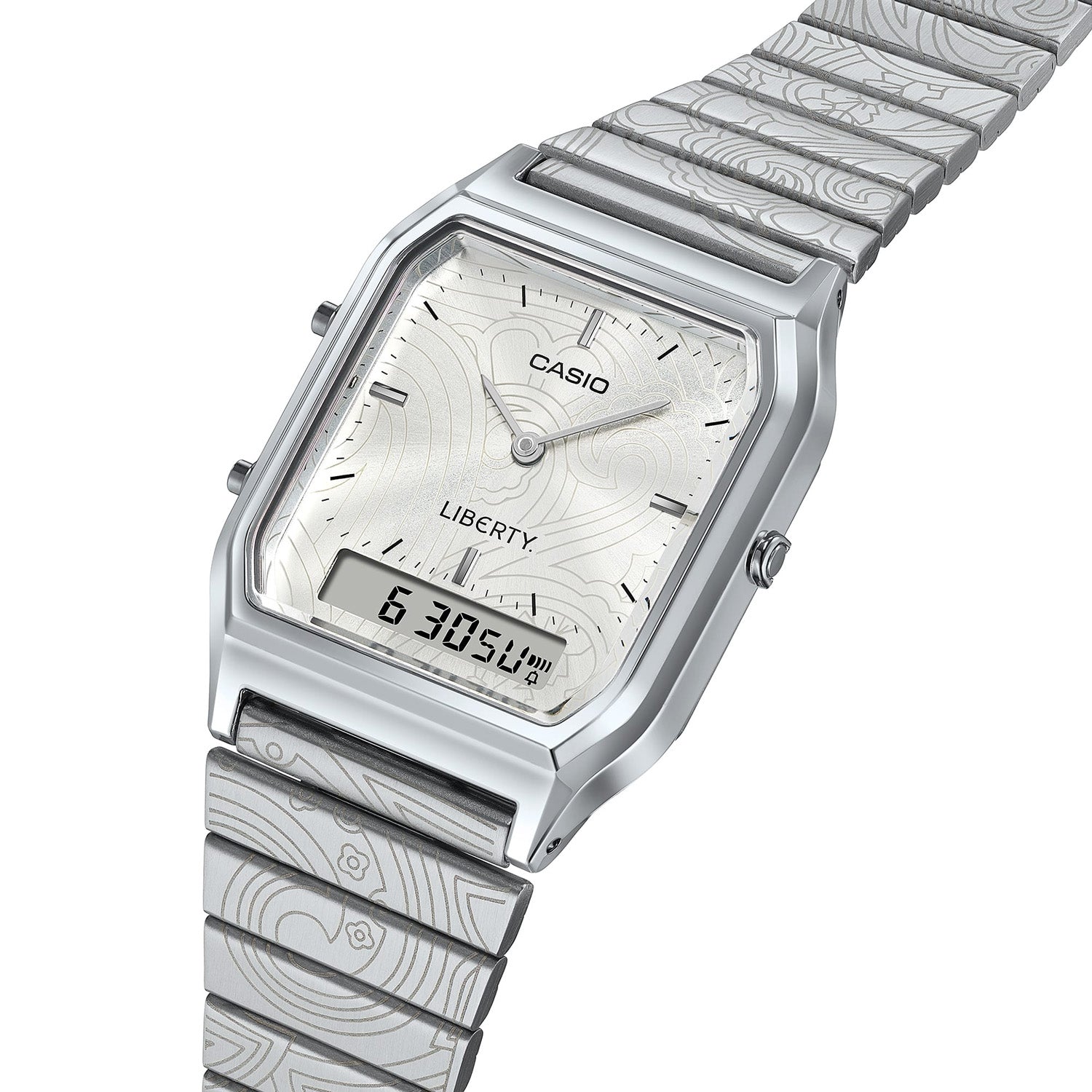 Casio x Liberty Casio Vintage Silver AQ230ELT-7A - WATCHES - Canada