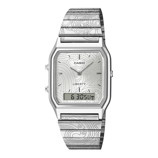 Casio x Liberty Casio Vintage Silver AQ230ELT-7A - WATCHES - Canada