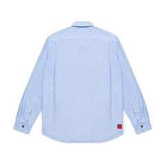 CLOT Men Zip mini Shirt Blue - TOPS - Canada